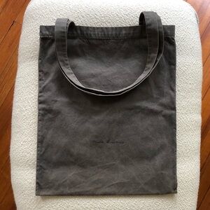 rick owens - grey cotton tote
